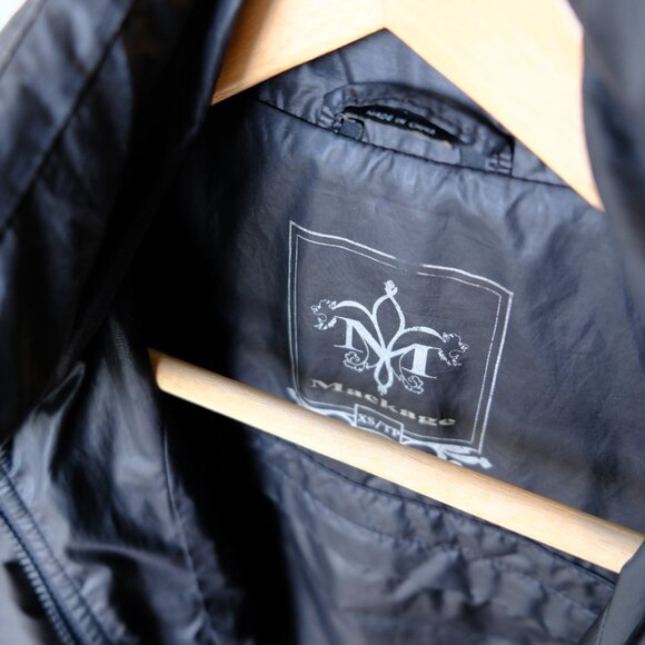 Mackage Packable Rain Jacket with Leather Details - Picture 6 of 9